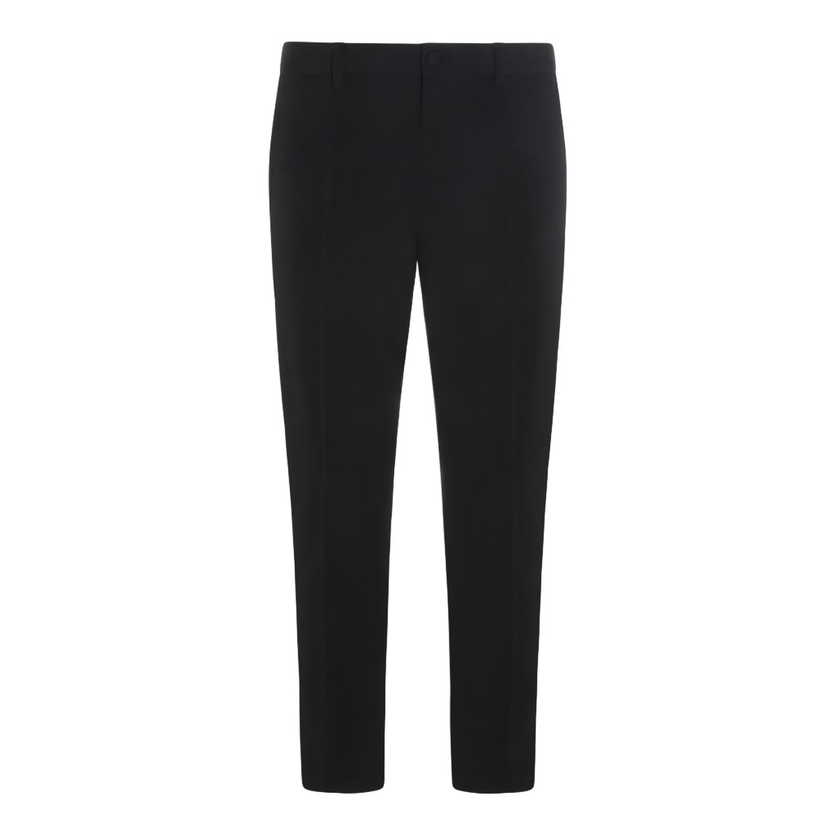 Dolce & Gabbana Tailored Black Trousers and Subtle Pleats Zwart