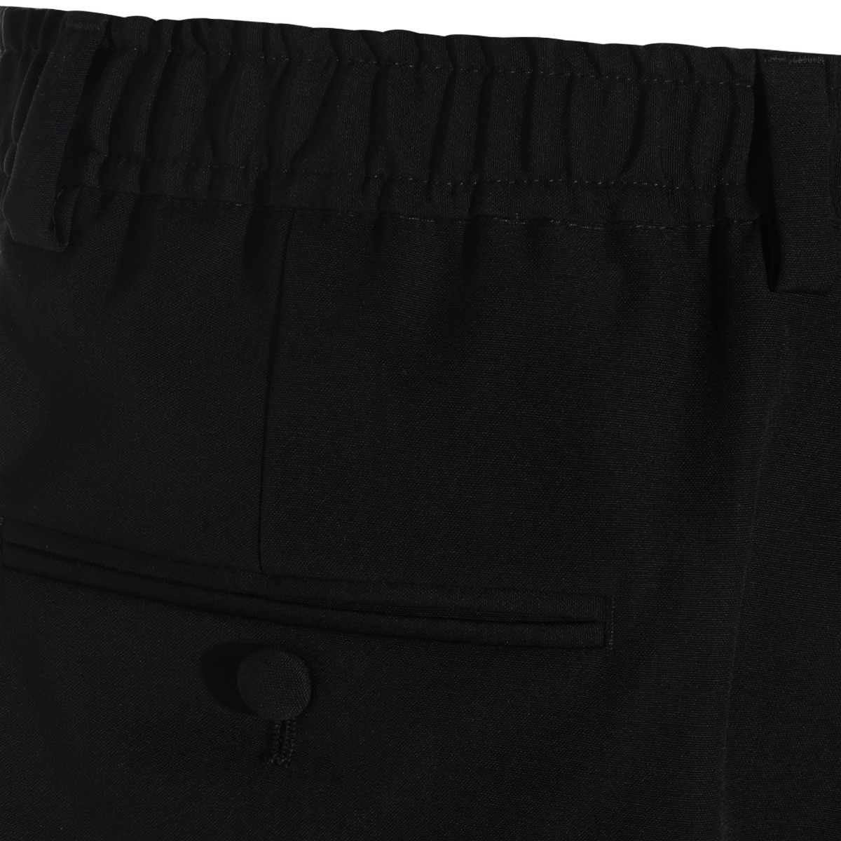 Dolce & Gabbana Tailored Black Trousers and Subtle Pleats Zwart