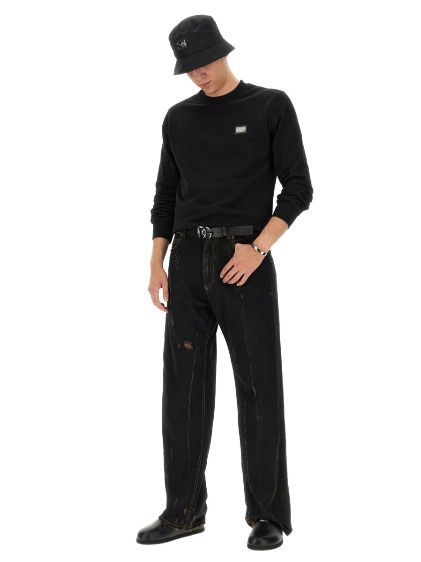 Dolce & Gabbana Denim Pants Zwart