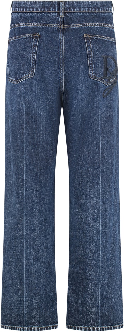 Dolce & Gabbana Wide leg jeans Blauw