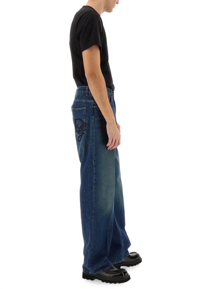 Dolce & Gabbana Oversize Jeans Blauw