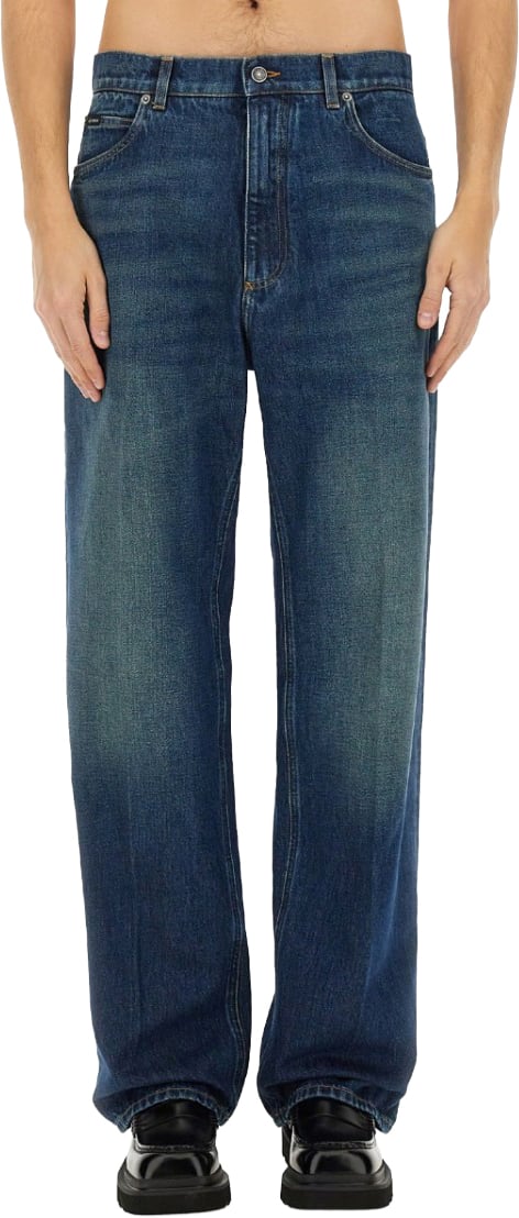 Dolce & Gabbana Oversize Jeans Blauw