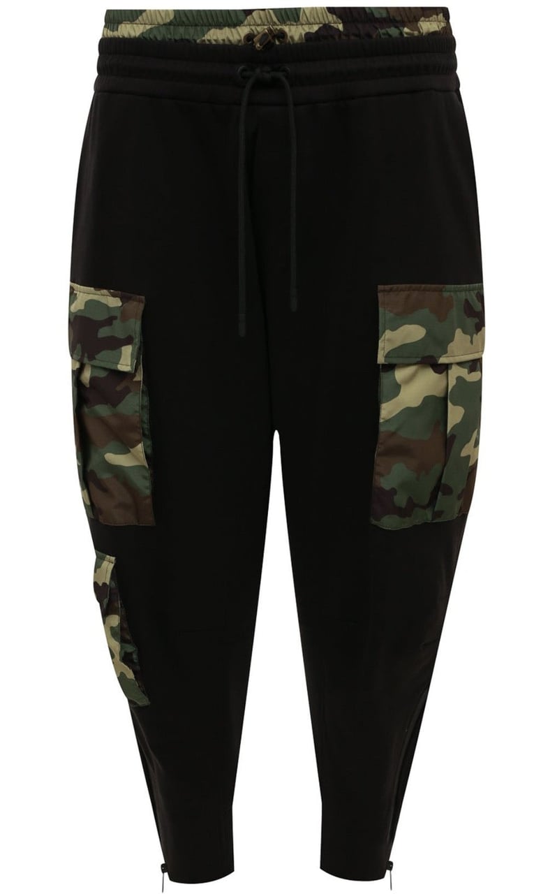 Dolce & Gabbana Dolce & Gabbana Camo Sweatpants Zwart