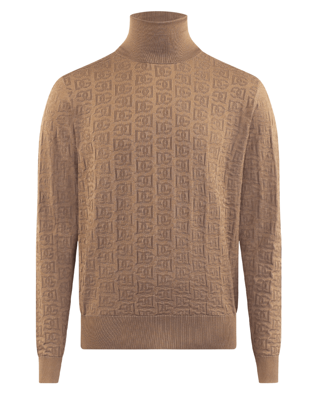 Dolce & Gabbana Heren Silk Jacquard DG Logo Beige Beige