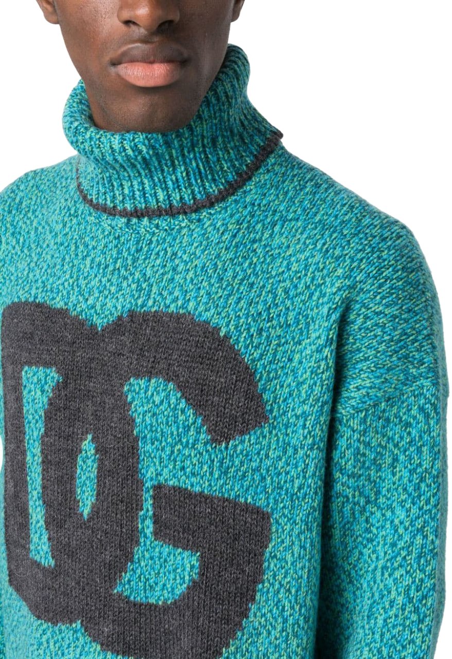 Dolce & Gabbana Sweaters Blue Blauw