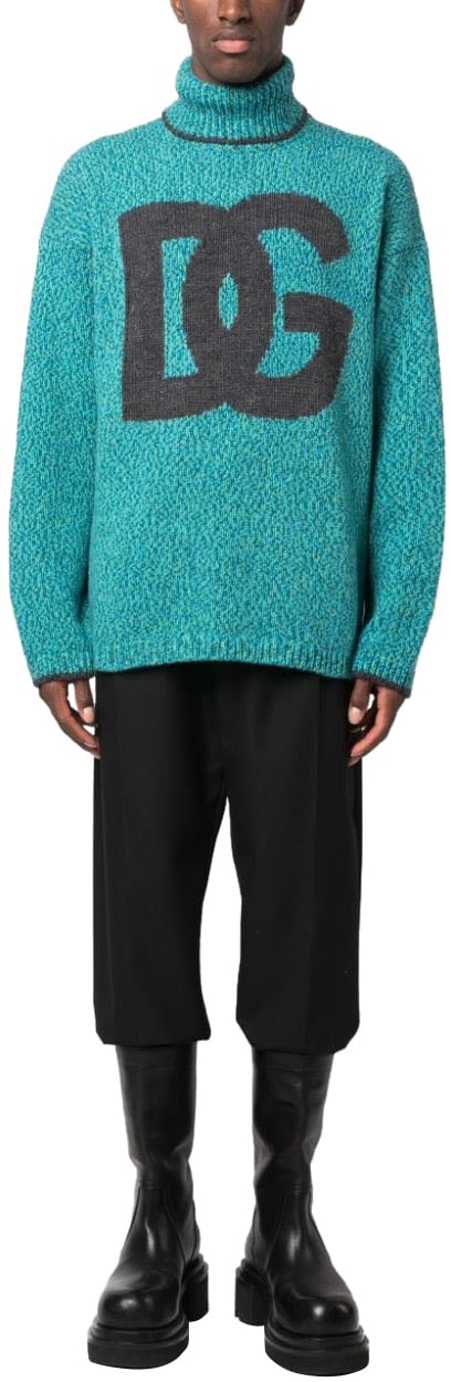 Dolce & Gabbana Sweaters Blue Blauw