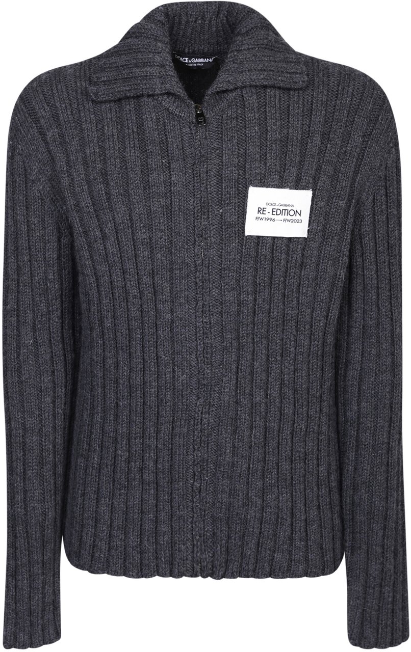 Dolce & Gabbana DOLCE & GABBANA Grey Knitwear Grijs