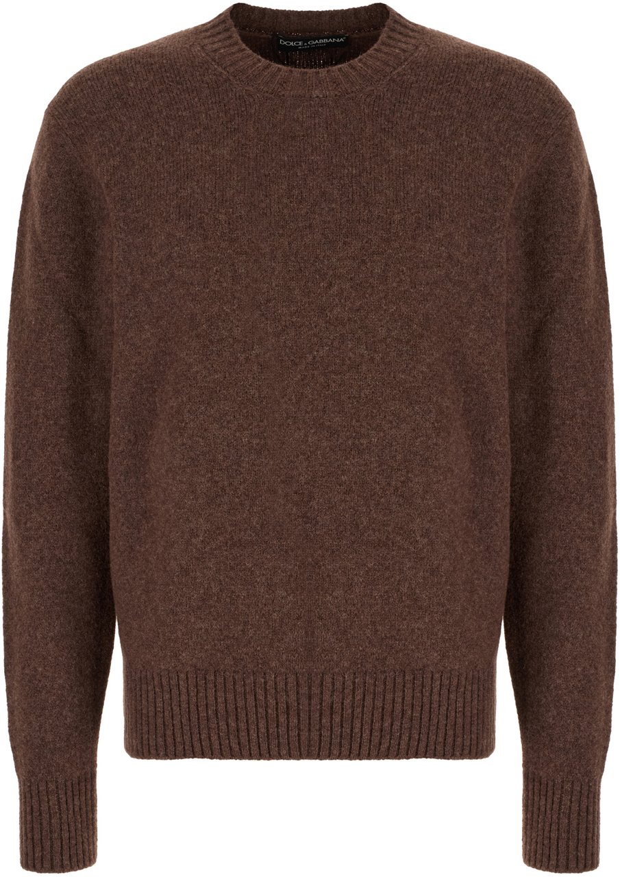 Dolce & Gabbana Dolce&gabbana Plum wool blend sweater Paars