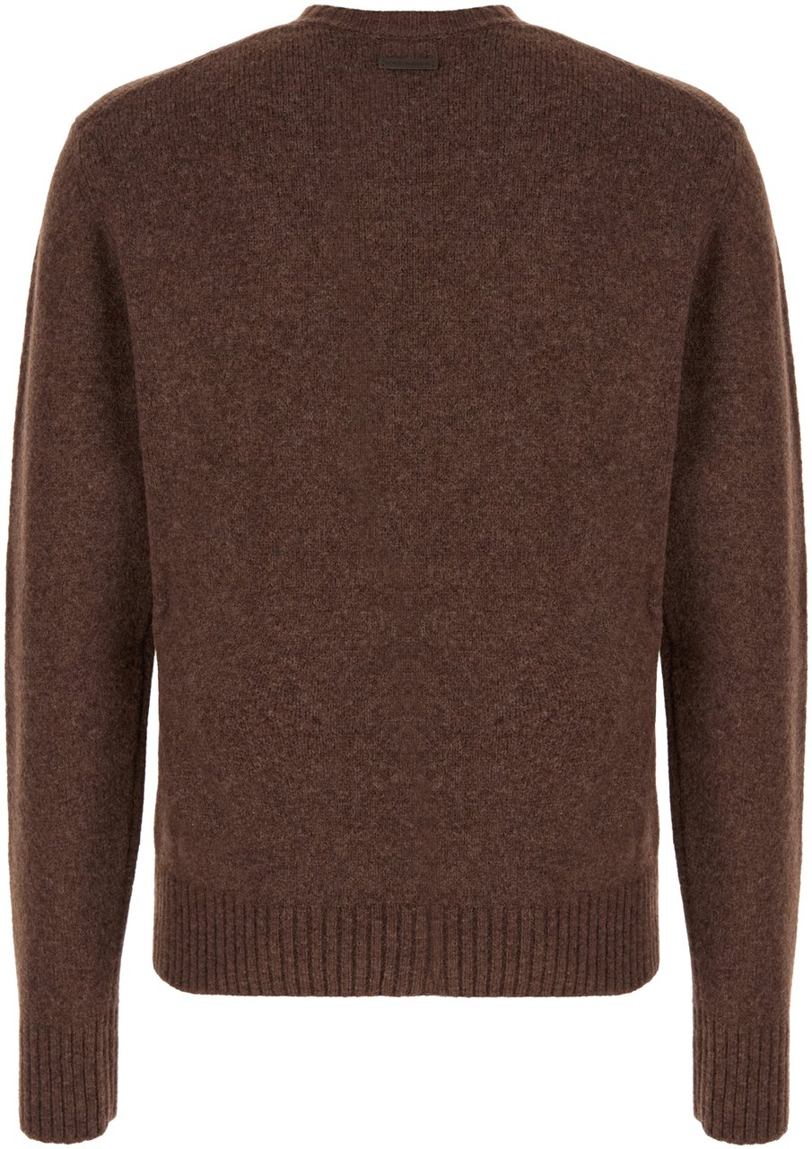 Dolce & Gabbana Dolce&gabbana Plum wool blend sweater Paars