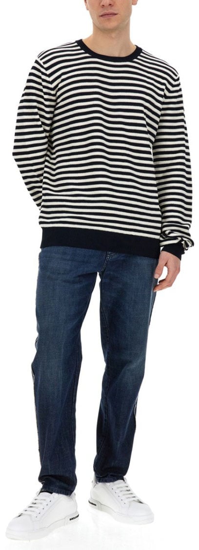 Dolce & Gabbana Jersey With Stripe Pattern Divers