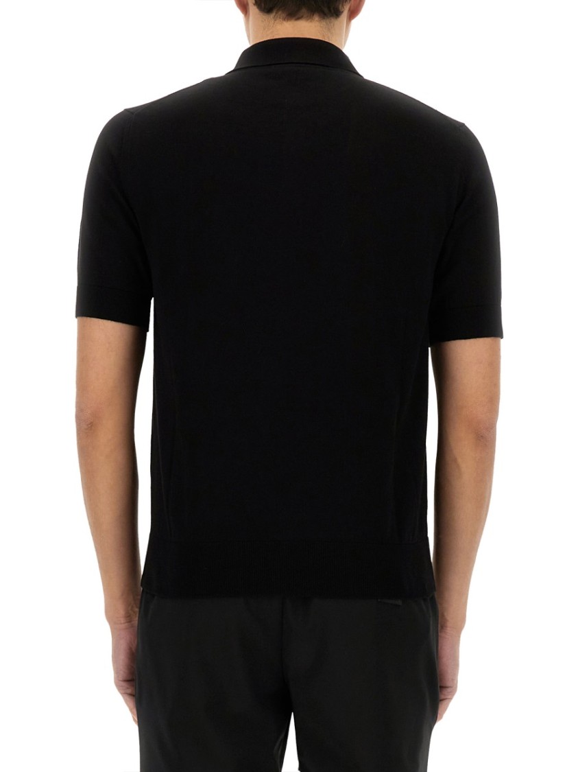 Dolce & Gabbana Polo With Logo Zwart