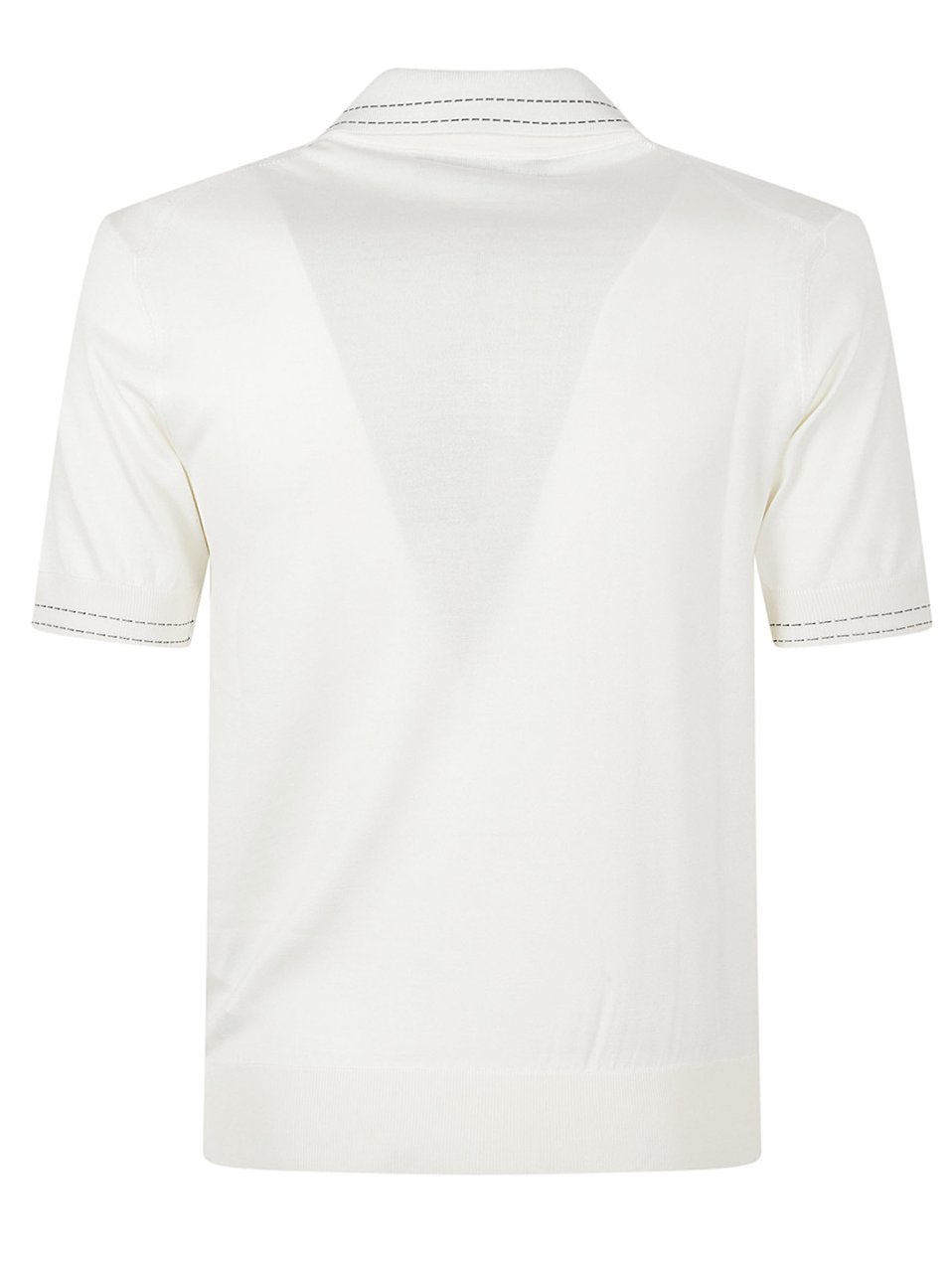 Dolce & Gabbana Silk Polo Shirt With Classic Collar Wit