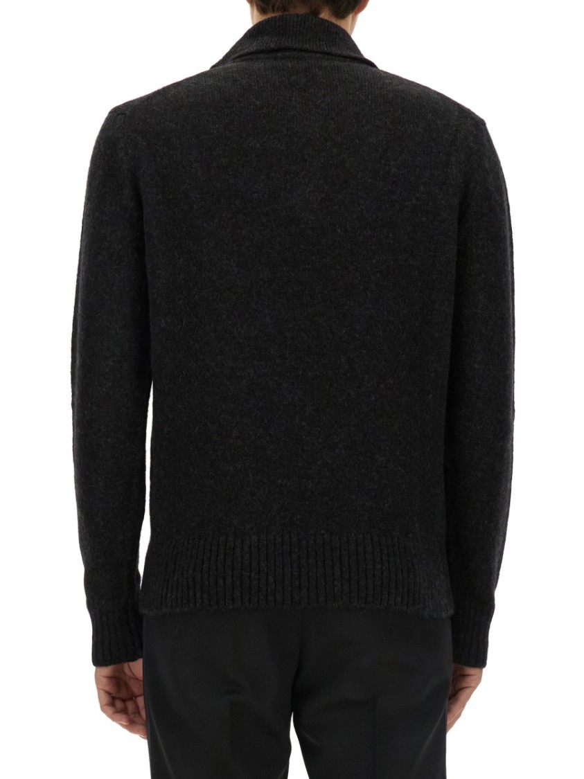 Dolce & Gabbana Wool Polo. Zwart