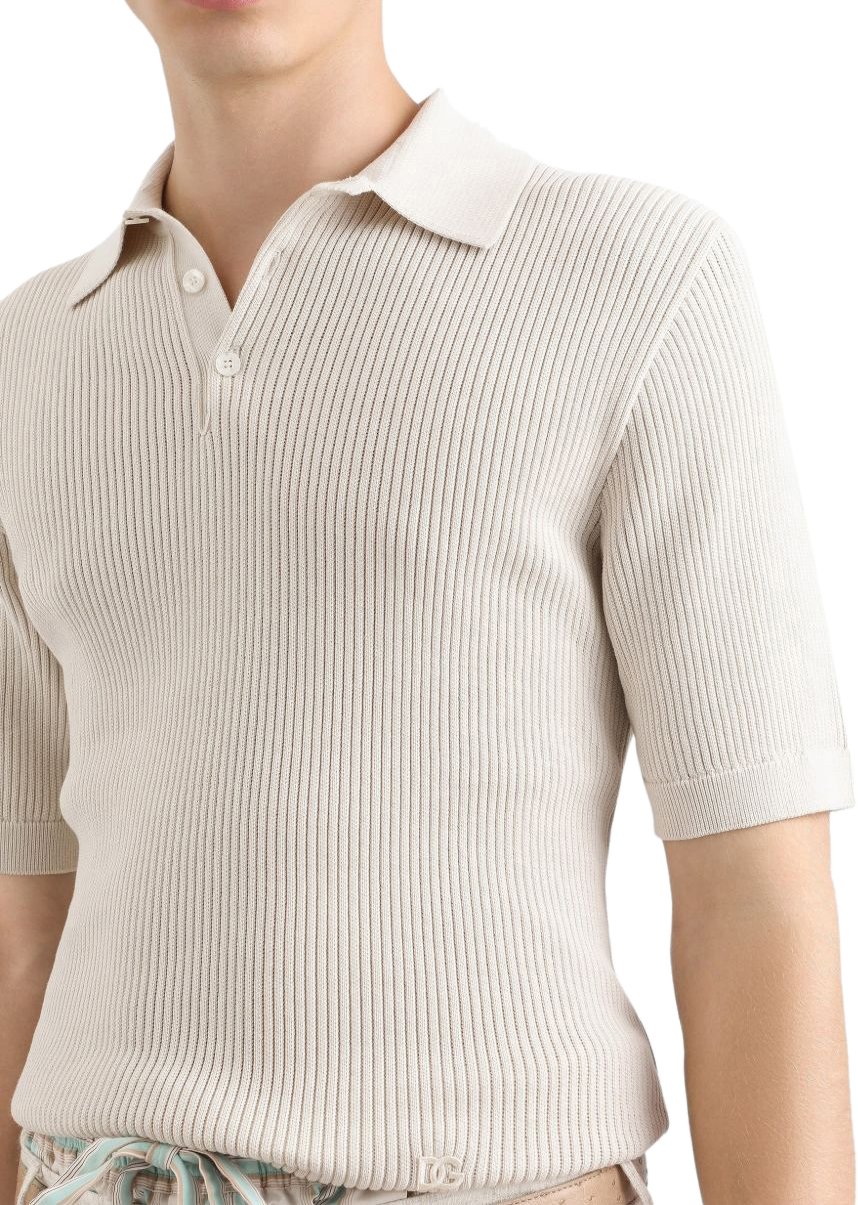 Dolce & Gabbana T-Shirts And Polos Beige Wit