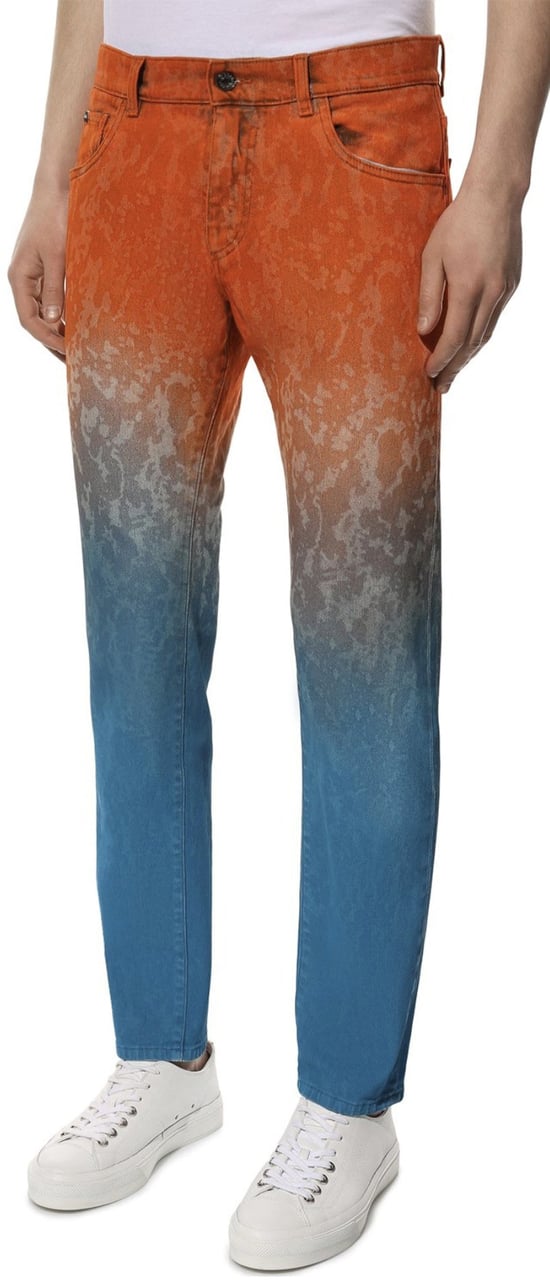 Dolce & Gabbana Dolce & Gabbana Cotton Denim Jeans Blauw