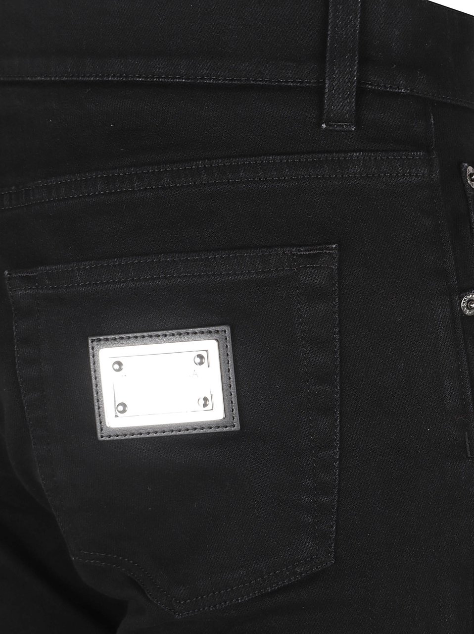 Dolce & Gabbana Slim-Fit Skinny Jeans With Concealed Zip Zwart