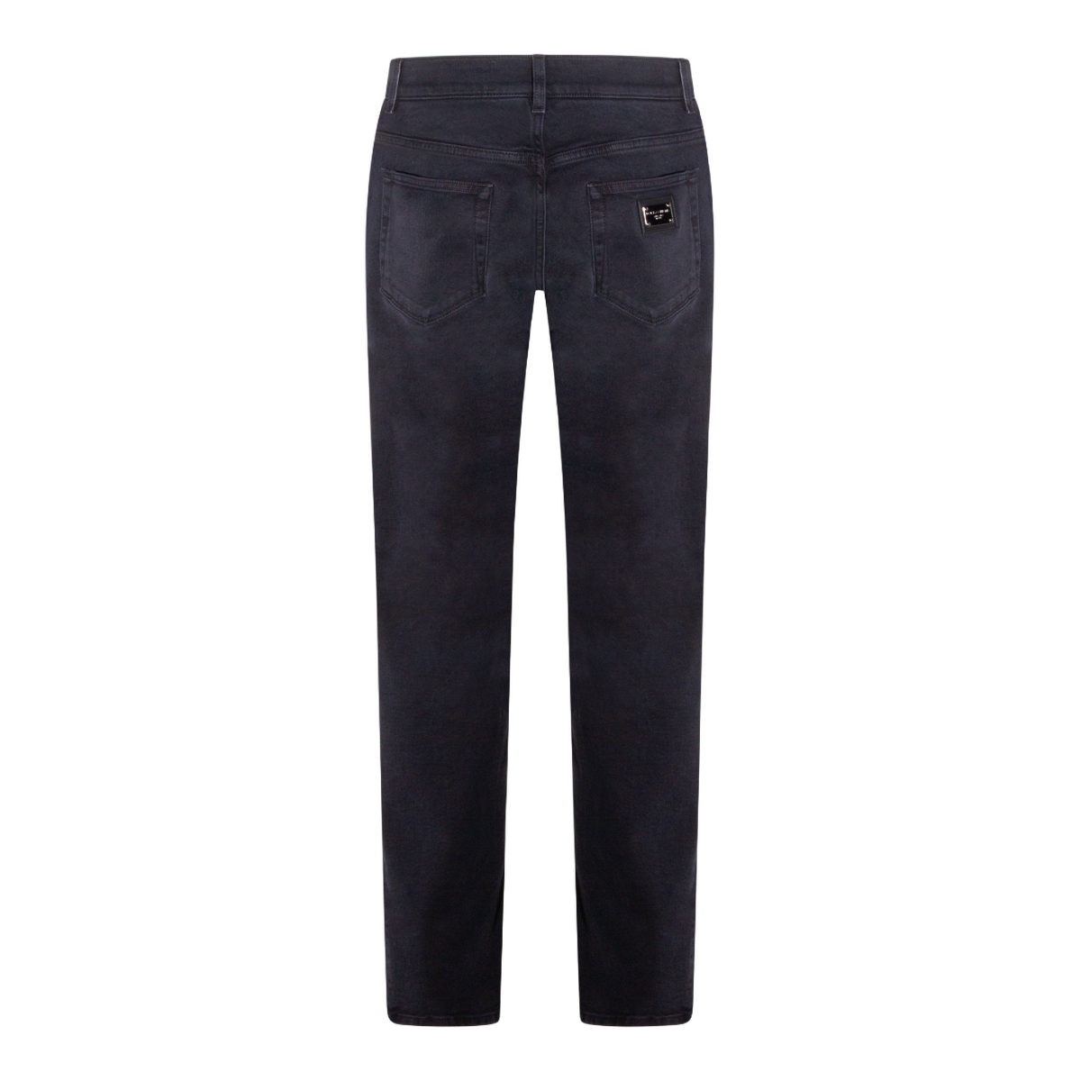 Dolce & Gabbana Straight-Leg Grey Jeans With Classic Five-Pocket Design Grijs