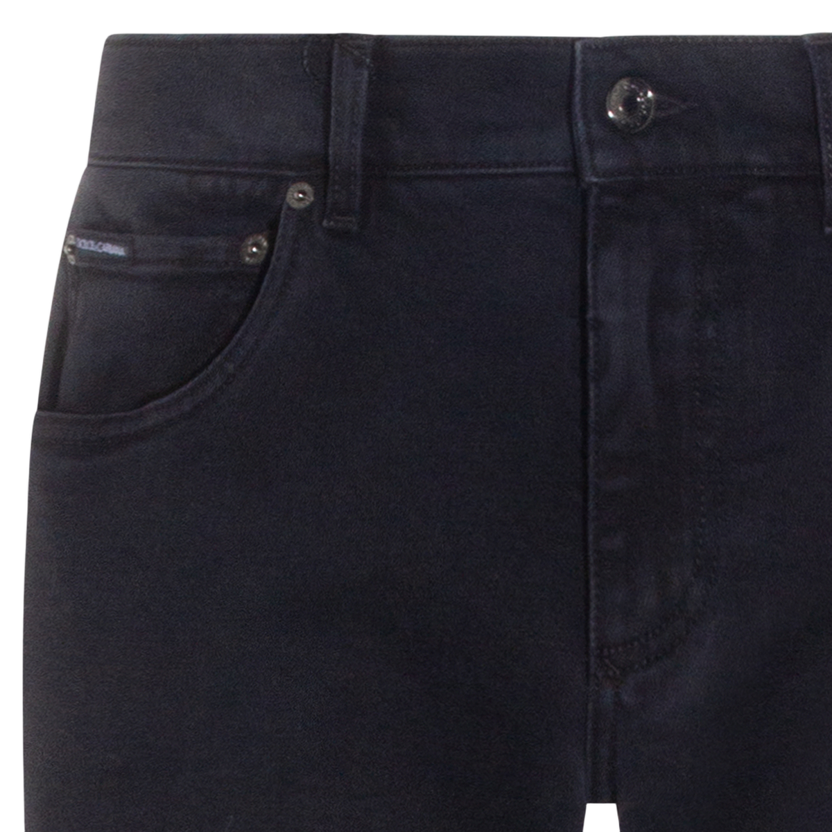 Dolce & Gabbana Straight-Leg Grey Jeans With Classic Five-Pocket Design Grijs
