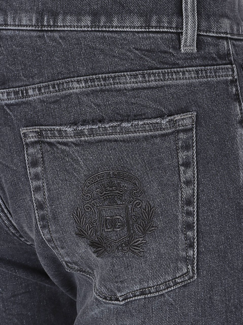 Dolce & Gabbana Tailored Dark Grey Jeans Grijs