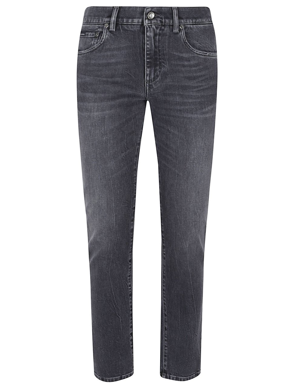 Dolce & Gabbana Tailored Dark Grey Jeans Grijs