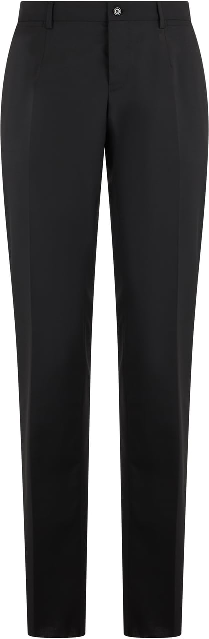 Dolce & Gabbana Slim wool pants Zwart