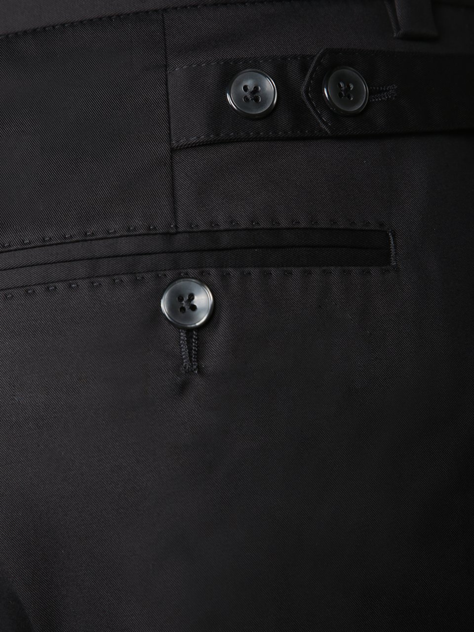 Dolce & Gabbana DOLCE & GABBANA Black Trousers Zwart