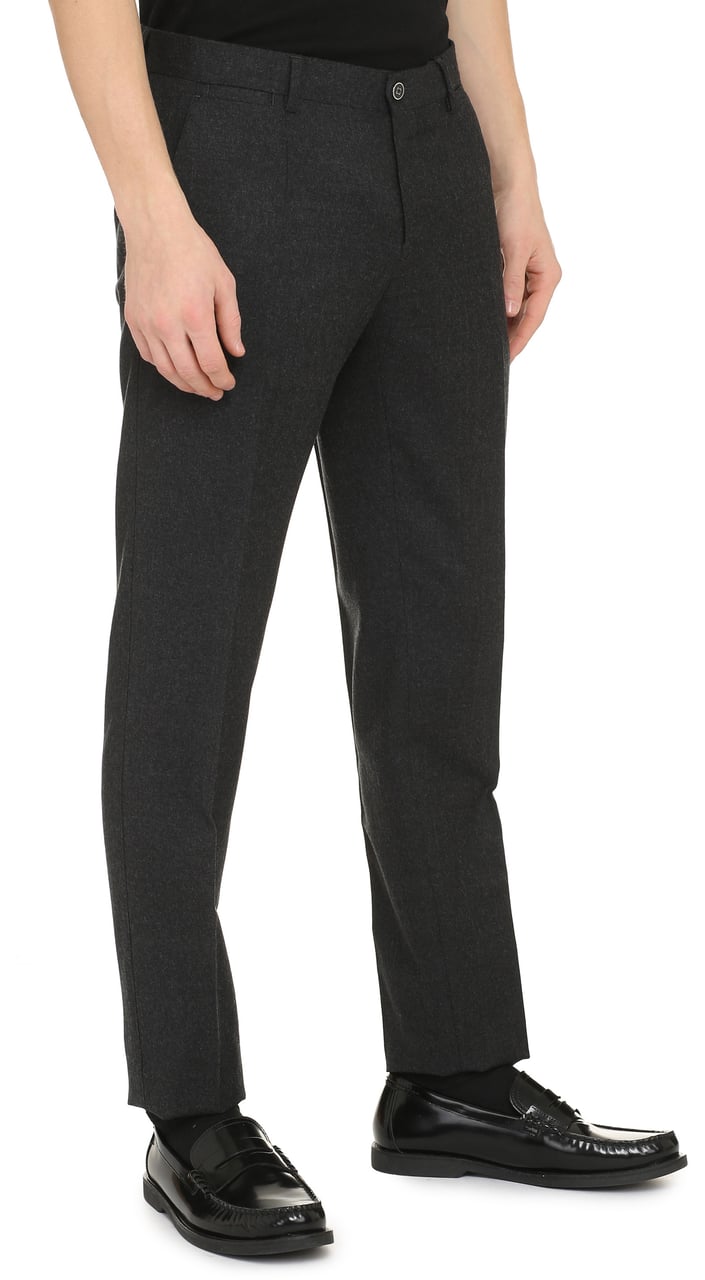 Dolce & Gabbana Stretch wool trousers Grijs
