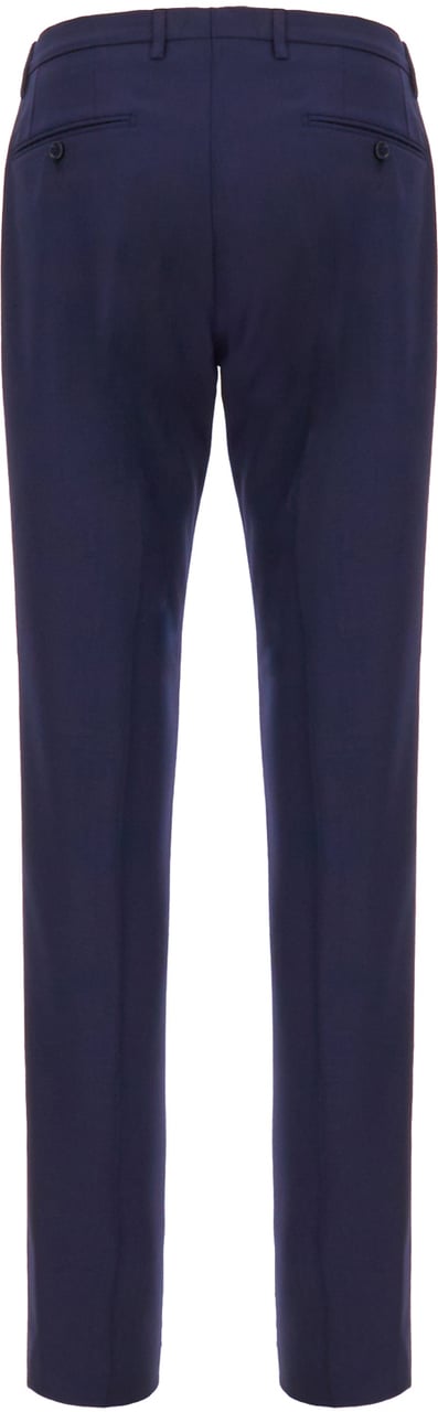 Dolce & Gabbana Dolce&gabbana Navy blue wool pant Blauw