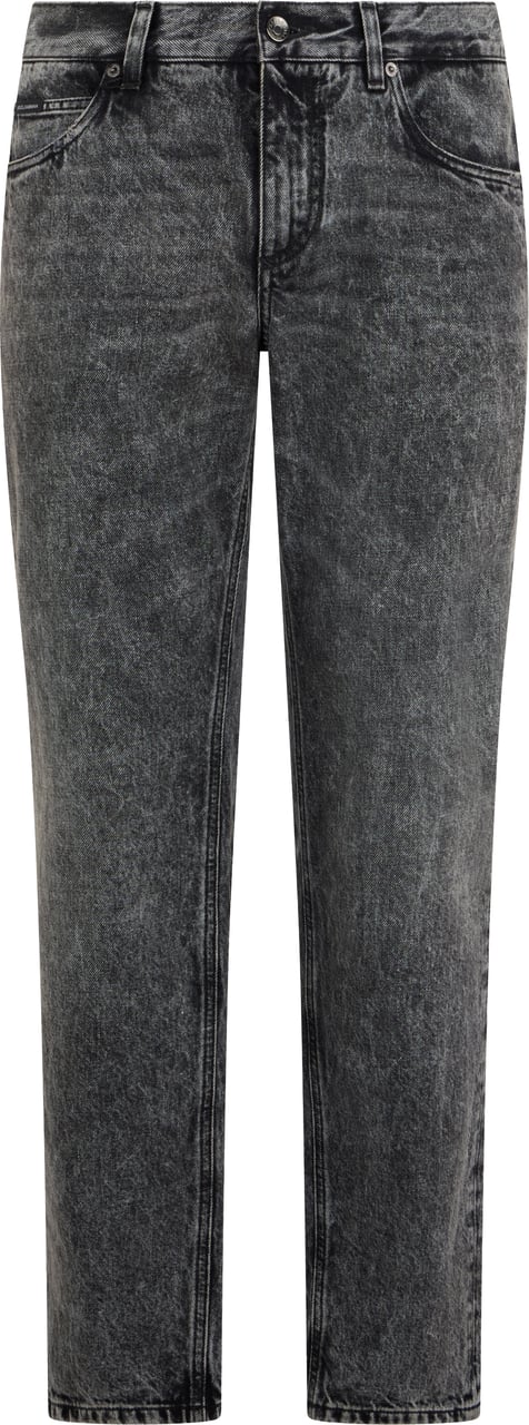 Dolce & Gabbana Regular fit jeans in cotton Grijs
