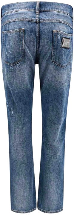 Dolce & Gabbana Jeans con effetto strappato D&G Blauw