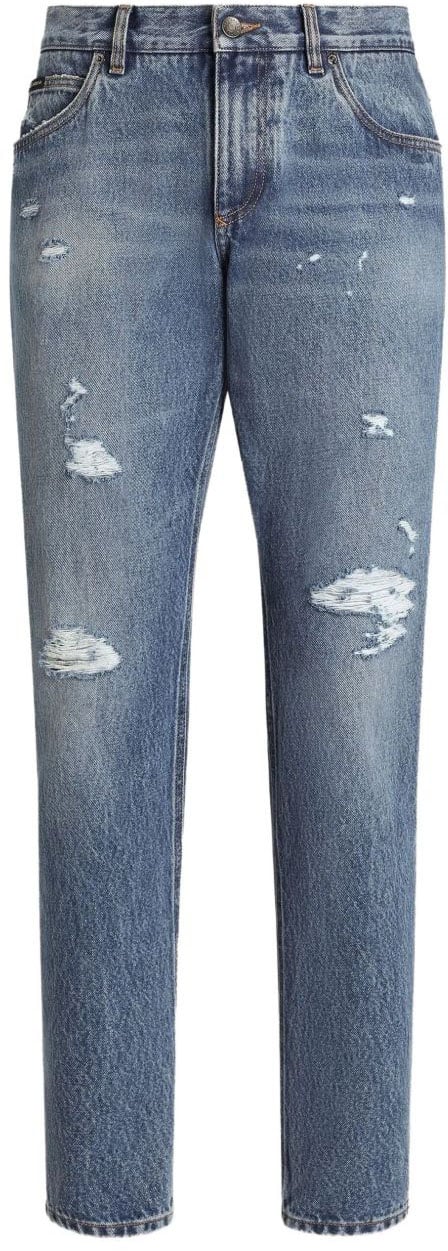 Dolce & Gabbana Trousers Blue Blauw