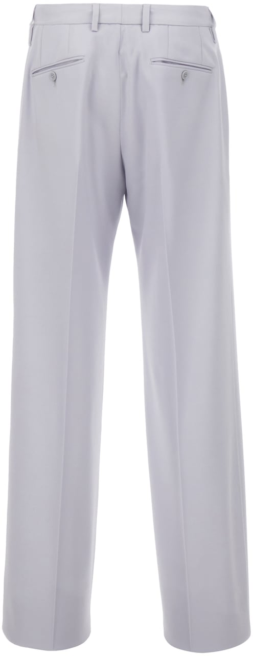 Dolce & Gabbana Dolce&gabbana Light grey stretch wool pants Grijs