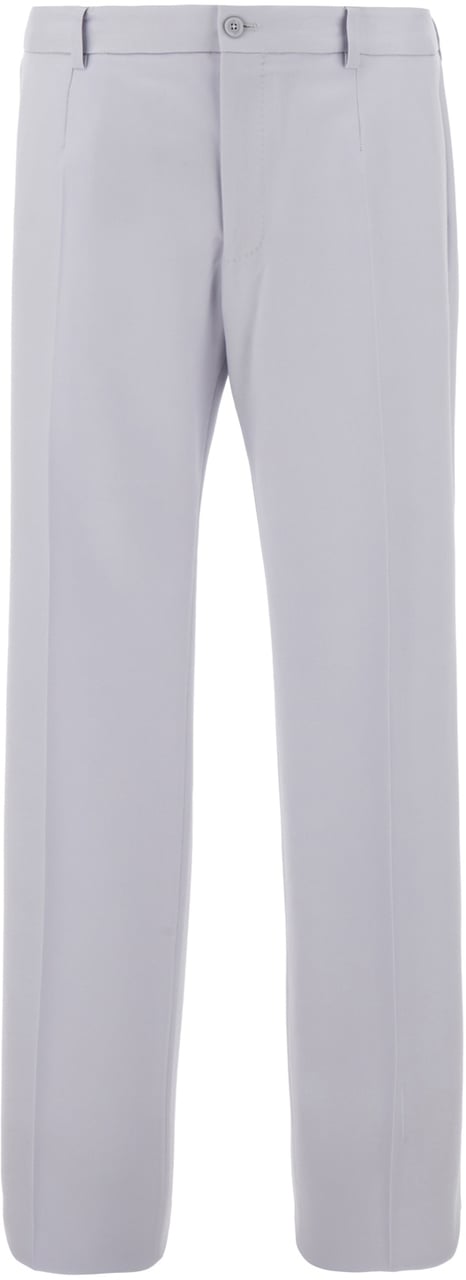 Dolce & Gabbana Dolce&gabbana Light grey stretch wool pants Grijs