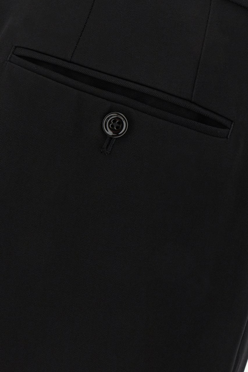 Dolce & Gabbana Dolce&gabbana Black wool pants Zwart