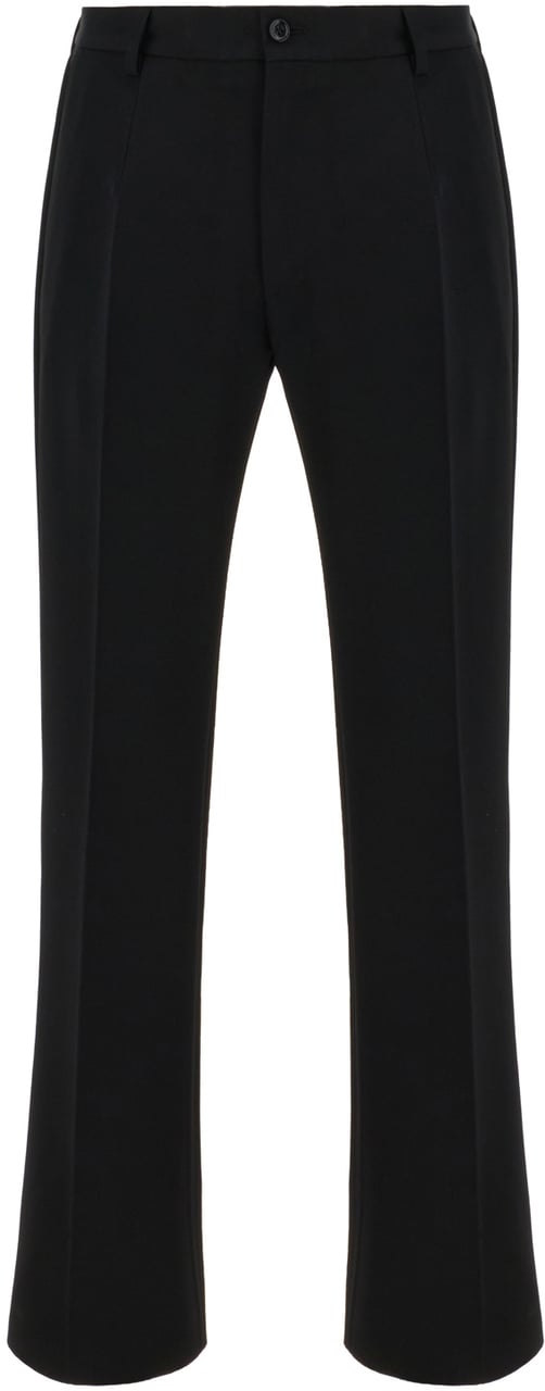 Dolce & Gabbana Dolce&gabbana Black wool pants Zwart
