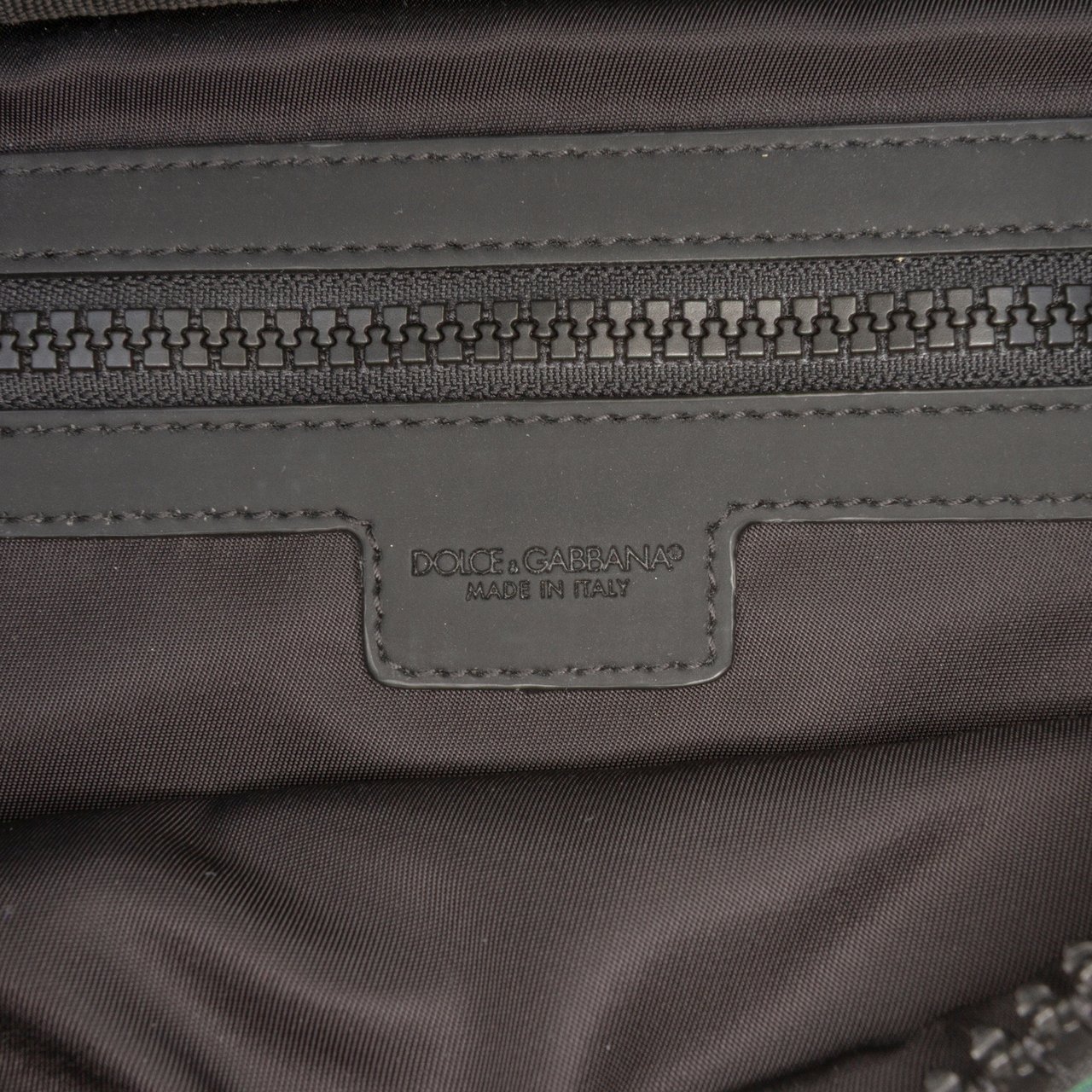 Dolce & Gabbana Neoprene Tropical Print Palermo Belt Bag Groen