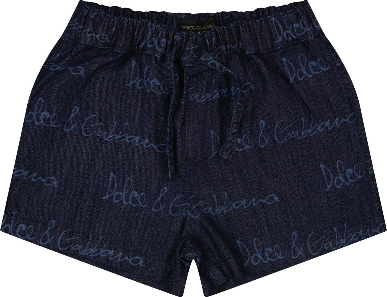 Dolce & Gabbana Dolce & Gabbana Baby Jongens Shorts In Donker Blauw Blauw
