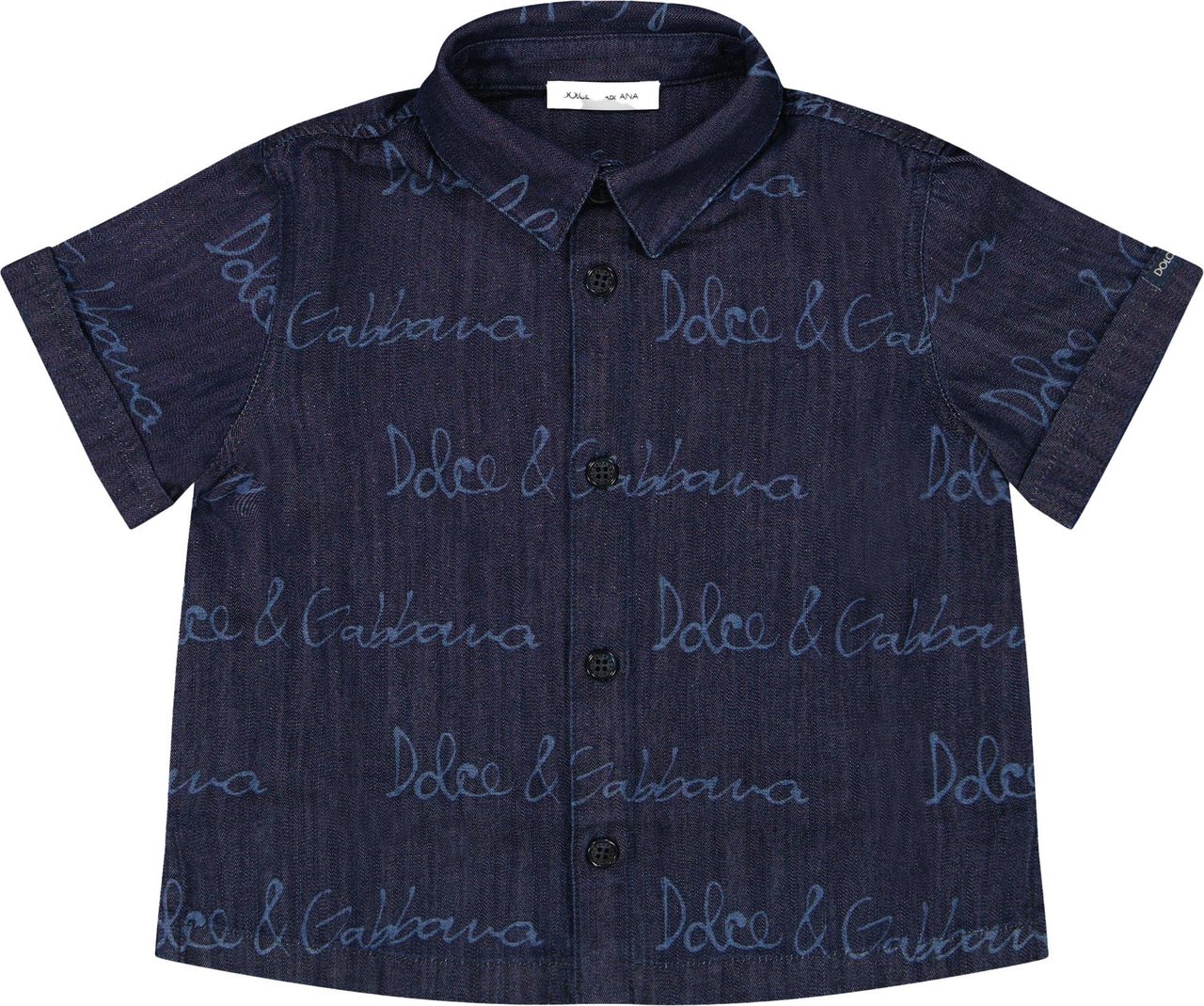 Dolce & Gabbana Dolce & Gabbana Baby Jongens Blouse In Donker Blauw Blauw