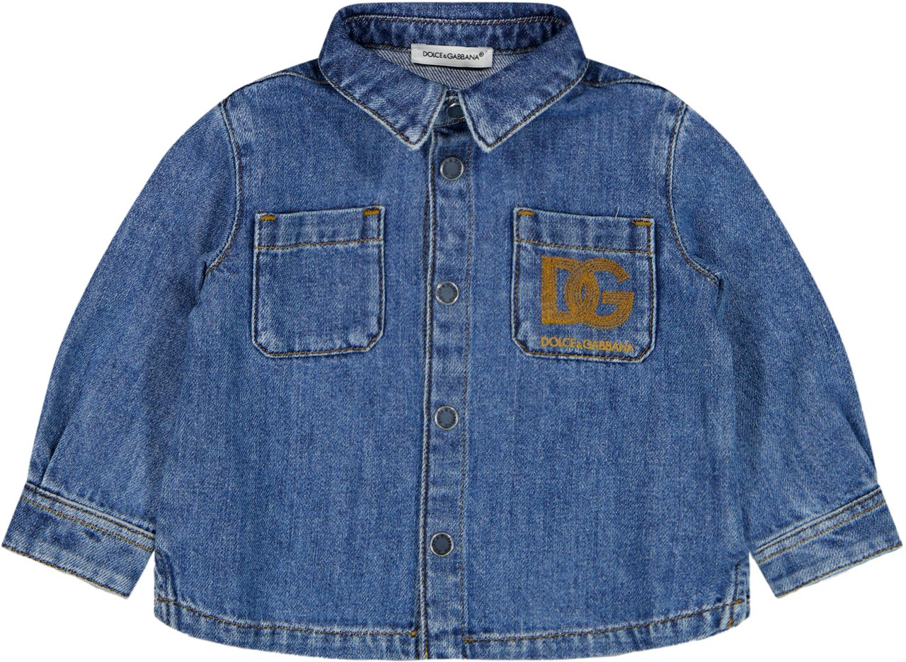 Dolce & Gabbana Dolce & Gabbana Baby Jongens Blouse In Blauw Blauw