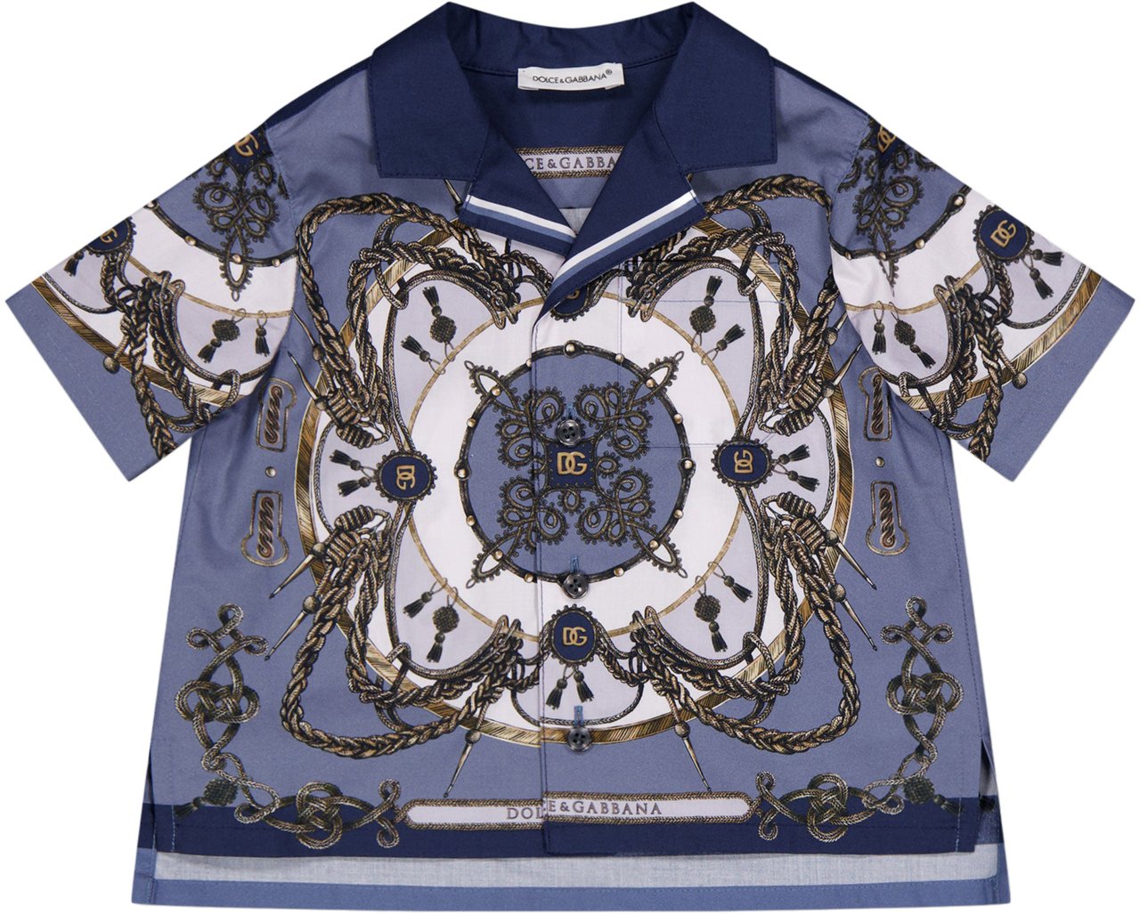 Dolce & Gabbana Dolce & Gabbana Baby Jongens Blouse In Blauw Blauw