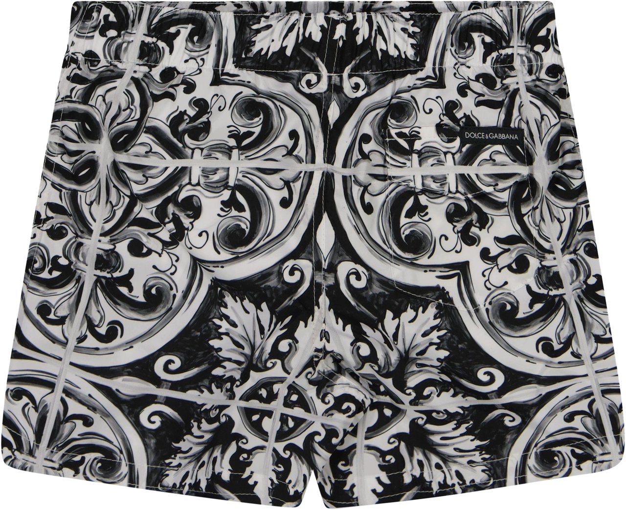 Dolce & Gabbana Dolce & Gabbana Baby Jongens Badkleding In Zwart Zwart