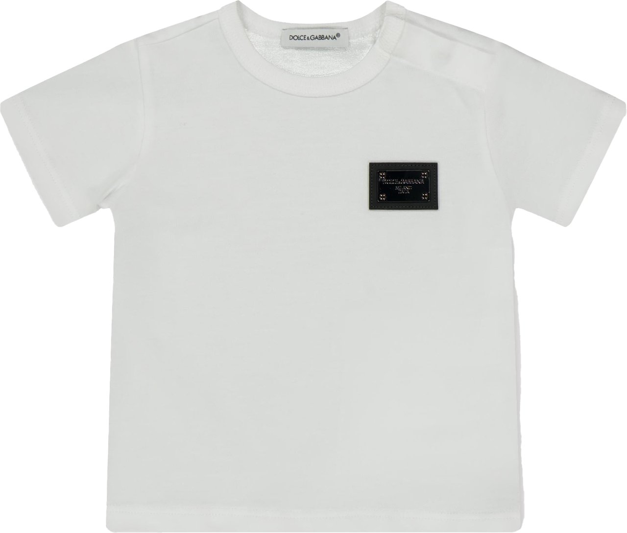 Dolce & Gabbana Dolce & Gabbana Baby Jongens T-Shirt In Wit Wit