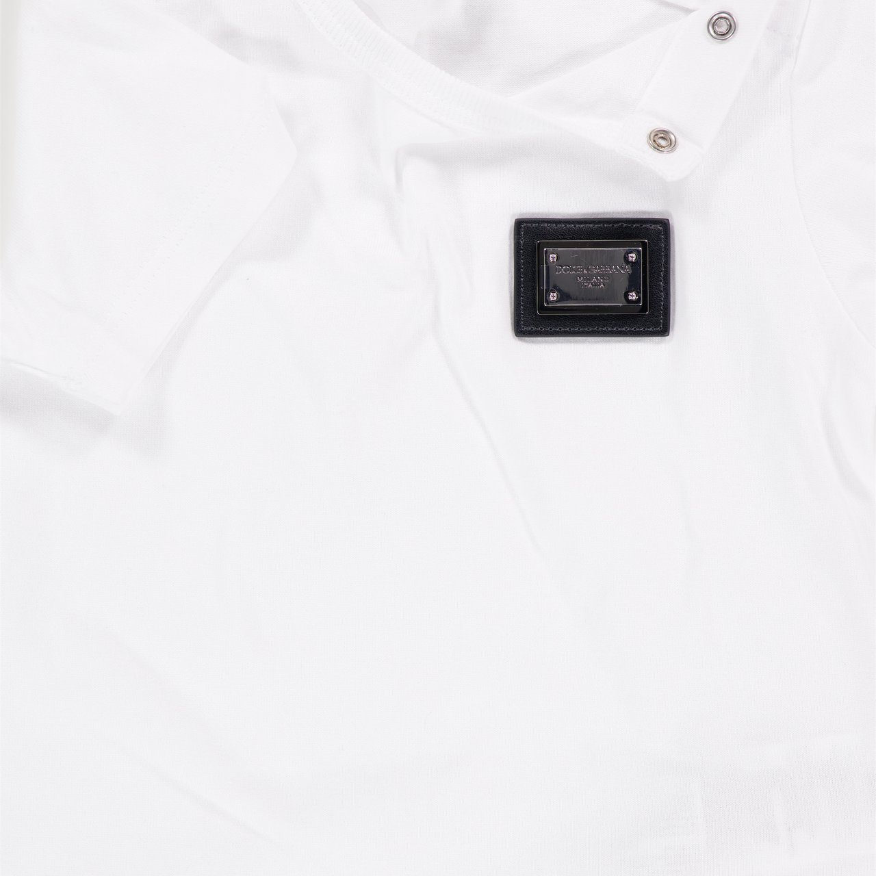 Dolce & Gabbana Baby Jongens T-Shirt In Wit Wit