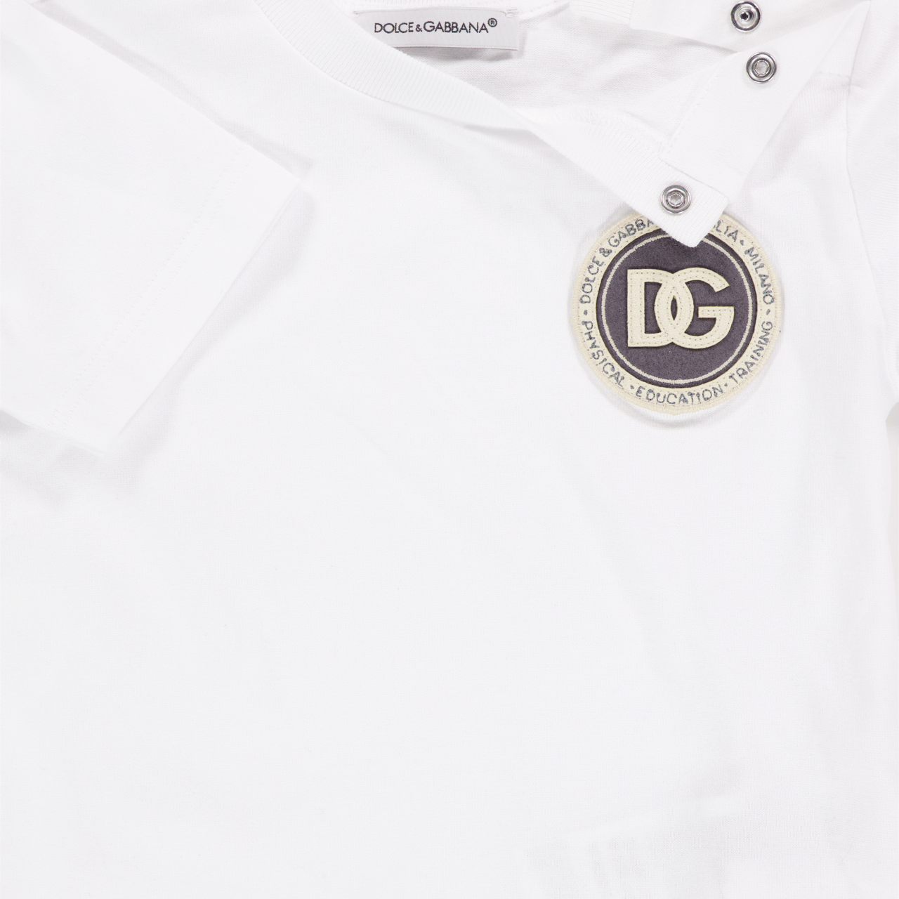 Dolce & Gabbana Dolce & Gabbana Baby Jongens T-Shirt In Wit Wit