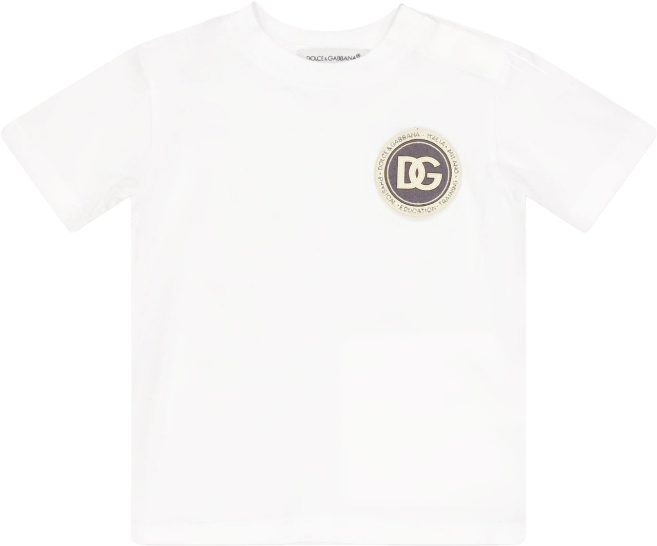 Dolce & Gabbana Dolce & Gabbana Baby Jongens T-Shirt In Wit Wit