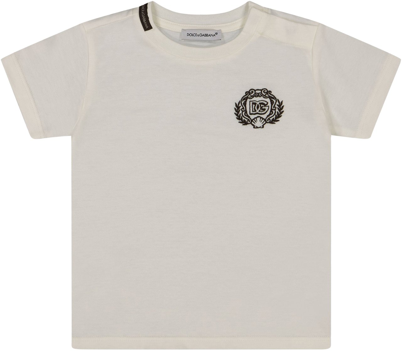 Dolce & Gabbana Dolce & Gabbana Baby Jongens T-Shirt In Wit Wit