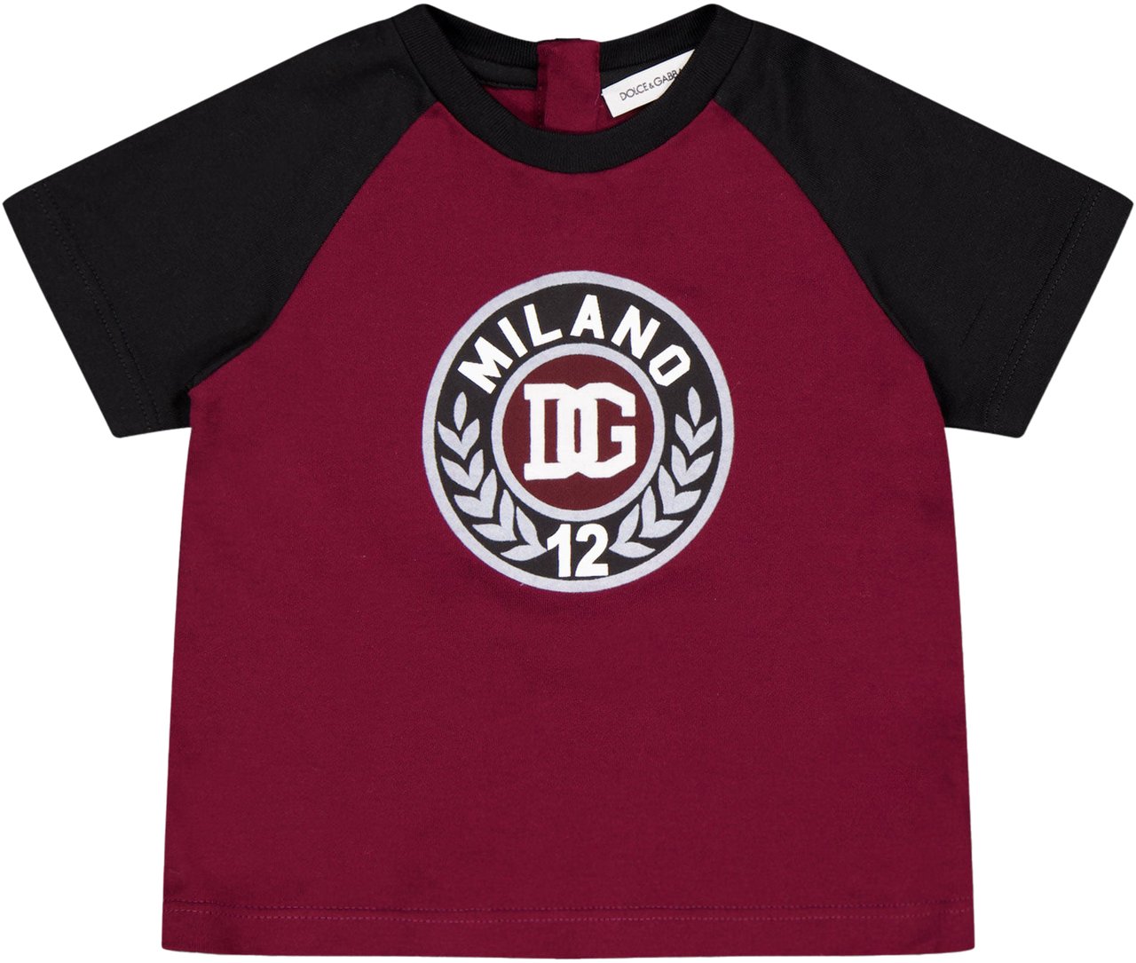 Dolce & Gabbana Dolce & Gabbana Baby Jongens T-Shirt In Bordeaux Rood