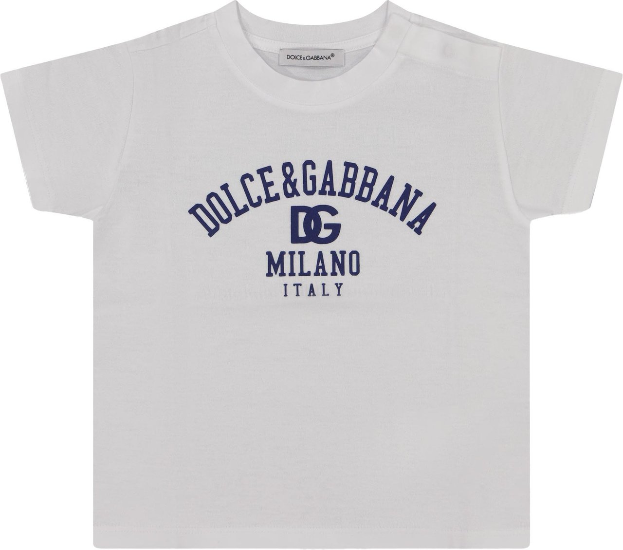 Dolce & Gabbana Dolce & Gabbana Baby Jongens T-Shirt In Wit Wit