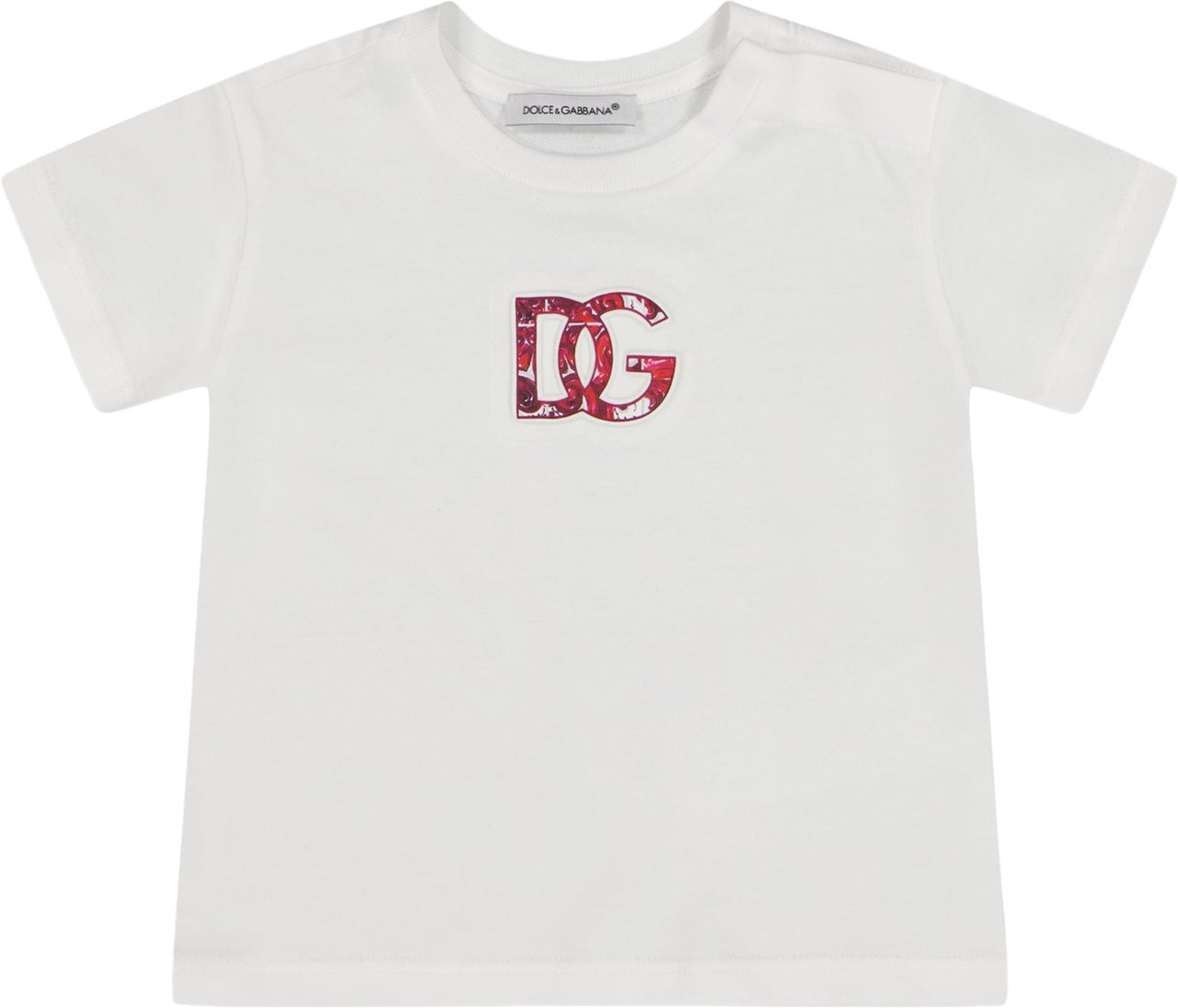 Dolce & Gabbana Baby Jongens T-Shirt In Wit Wit