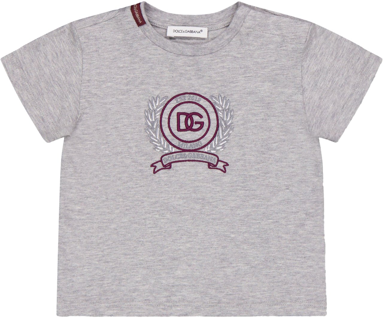 Dolce & Gabbana Dolce & Gabbana Baby Jongens T-Shirt In Grijs Grijs